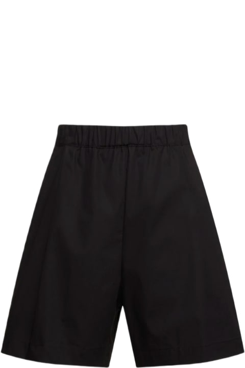 Laneus for Men Laneus Baggy Shorts Man Black Poplin Cotton Baggy Short - Baggy Short