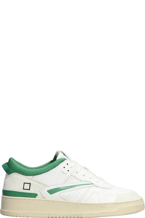 D.A.T.E. Sneakers for Men D.A.T.E. Torneo Sneakers In White Leather