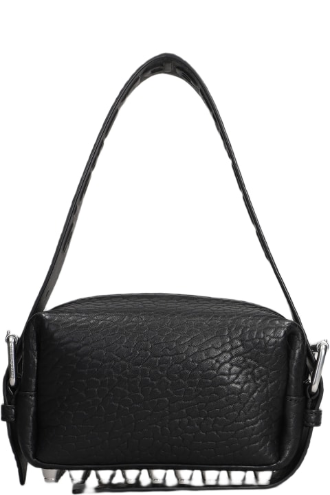 Bags Sale for Women Alexander Wang Ricco Shoulder Bag In Black Leather