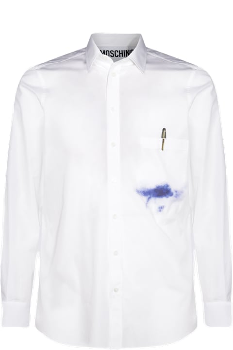 Tシャツ・カットソー Moschino SS25 Moschino Shirts White (251ZZ0239 02351001) Moschino White Cotton Shirt | italist
