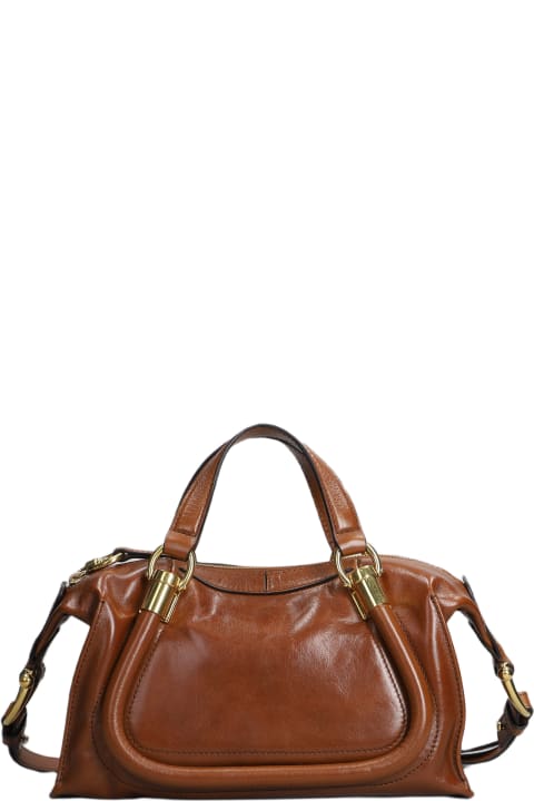 Chloé Bags for Women Chloé Paraty 24 Shoulder Bag In Brown Leather