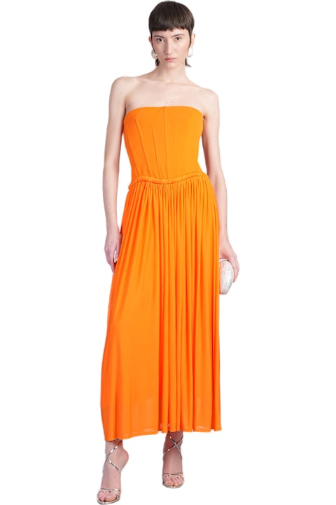 Simkhai for Women Simkhai Adalys Dress Woman In Orange Rayon
