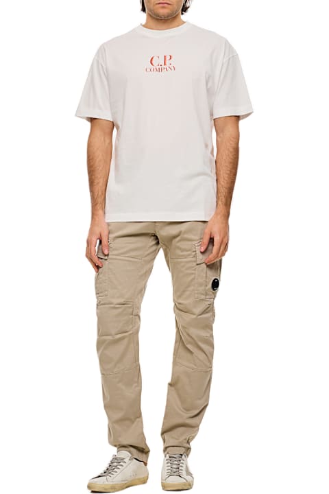 Pants for Men C.P. Company Sateen Stretch Cargo Lens Pants