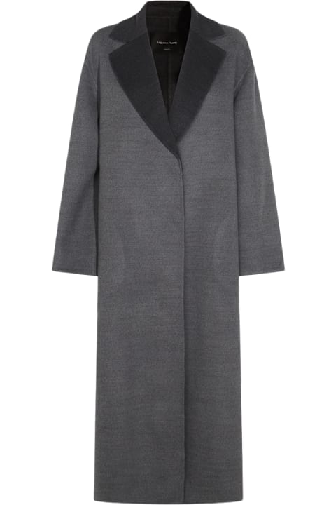 Homeware Fabiana Filippi Grey Wool Coat