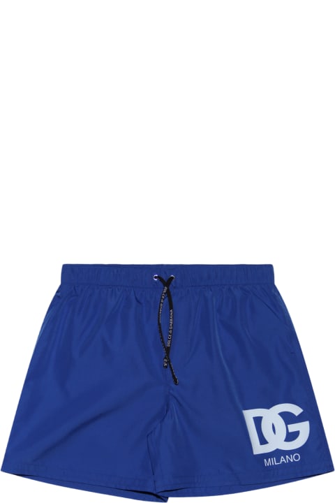 Swimwear for Girls Dolce & Gabbana Blue Swim Shorts