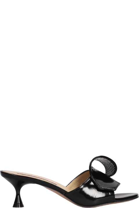 Marc Ellis Sandals for Women Marc Ellis Kind Slipper-mule In Black Patent Leather