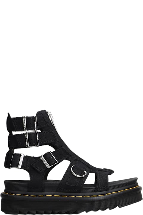 Dr. Martens Shoes for Women Dr. Martens Olson Sandals In Black Nubuck