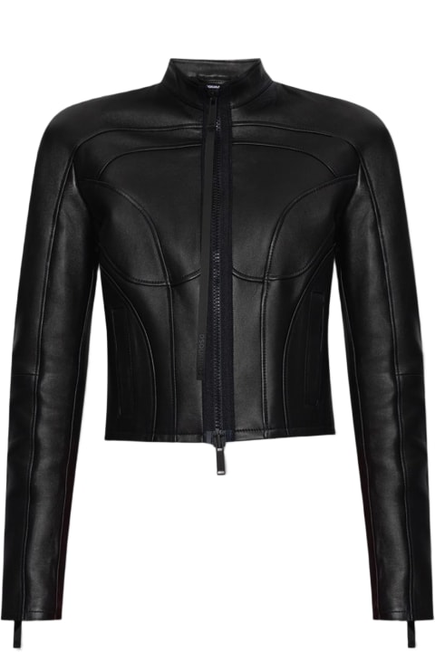 Dsquared2 Coats & Jackets for Women Dsquared2 Leather Jacket