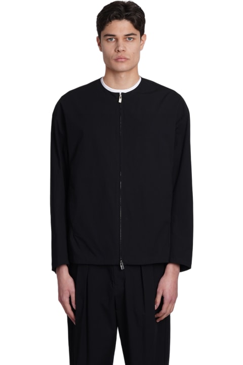 メンズ Attachmentのコート＆ジャケット Attachment Casual Jacket In Black Cotton