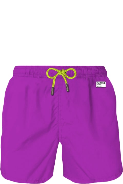 MC2 Saint Barth Swimwear for Men MC2 Saint Barth Man Purple Swim Shorts | Pantone Special Edition