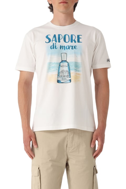 Clothing for Men MC2 Saint Barth Cotton Classic T-shirt Cpt Gin Tonic T-shirt