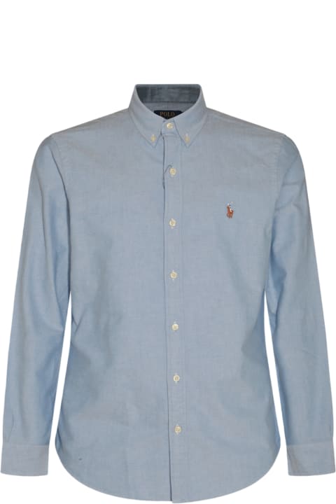 Polo Ralph Lauren for Men Polo Ralph Lauren Blue Cotton Shirt