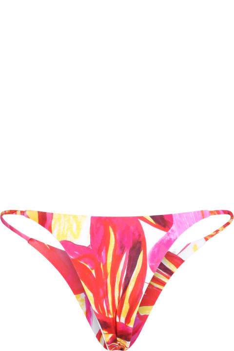 ウィメンズ Louisa Ballouの水着 Louisa Ballou Multicolour Scoop Bikini Bottom