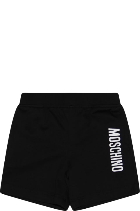 Moschino Bottoms for Baby Boys Moschino Black Shorts