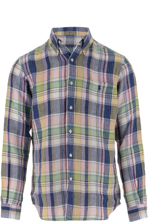 Ralph Lauren for Men Ralph Lauren Linen Shirt With Check Pattern