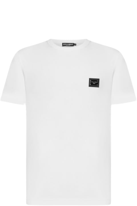 Fashion for Men Dolce & Gabbana Logo-plaque Cotton T-shirt