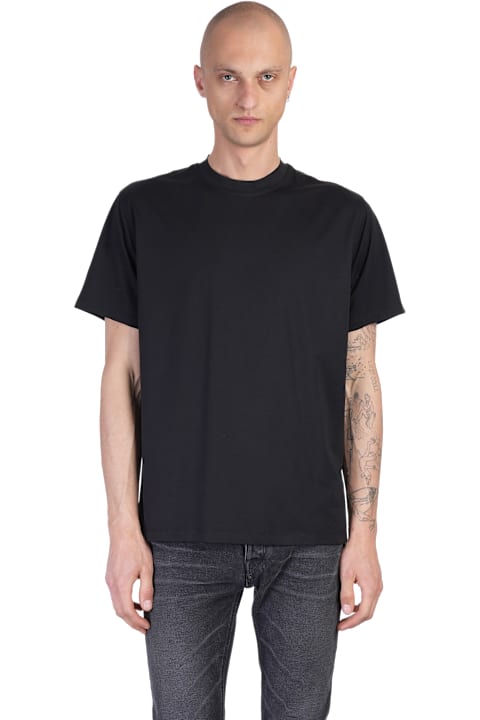 Salvatore Santoro Clothing for Men Salvatore Santoro T-shirt In Black Cotton
