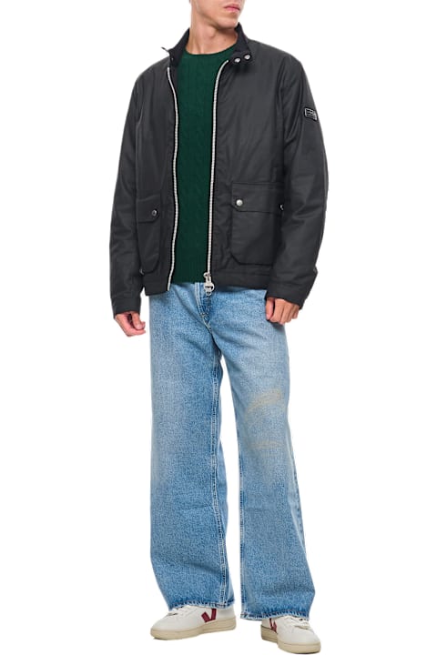 Barbour Coats & Jackets for Men Barbour Lutlaw Harrington Wax Jacket