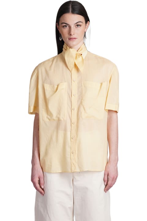 Lemaire Topwear for Women Lemaire Shirt In Yellow Cotton