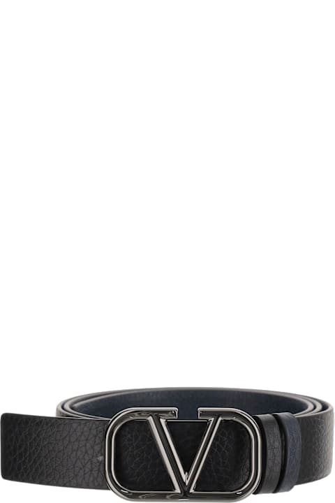 Valentino Garavani Belts for Men Valentino Garavani Vlogo Signature Reversible Leather Belt