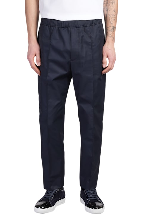 Lanvin Pants for Men Lanvin Pants In Blue Cotton