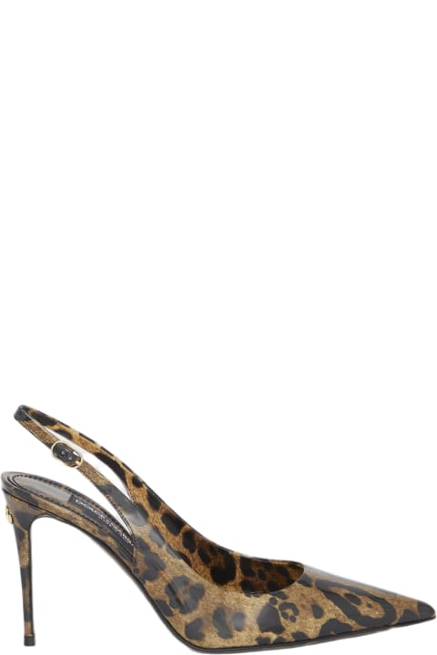 Leopard-print Slingback