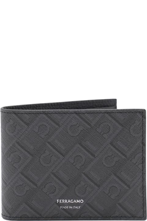Homeware Ferragamo Black Leather Wallet