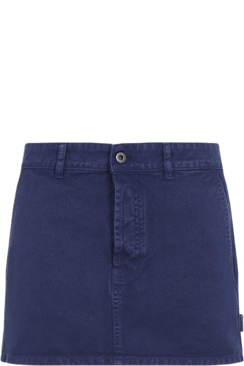 Homeware Miu Miu Cotton Mini Skirt