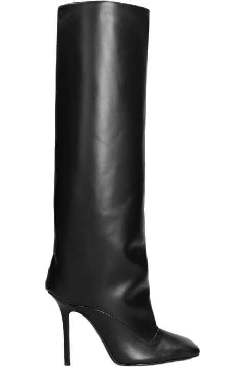 The Attico for Women The Attico Sienna High Heels Boots In Black Leather