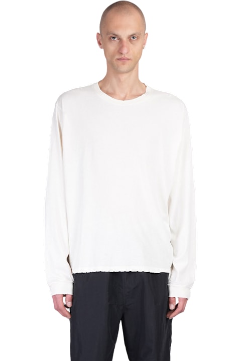John Elliott Clothing for Men John Elliott T-shirt In Beige Cotton