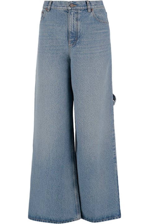 Chloé Pants & Shorts for Women Chloé Wide-leg, High-waisted Jeans