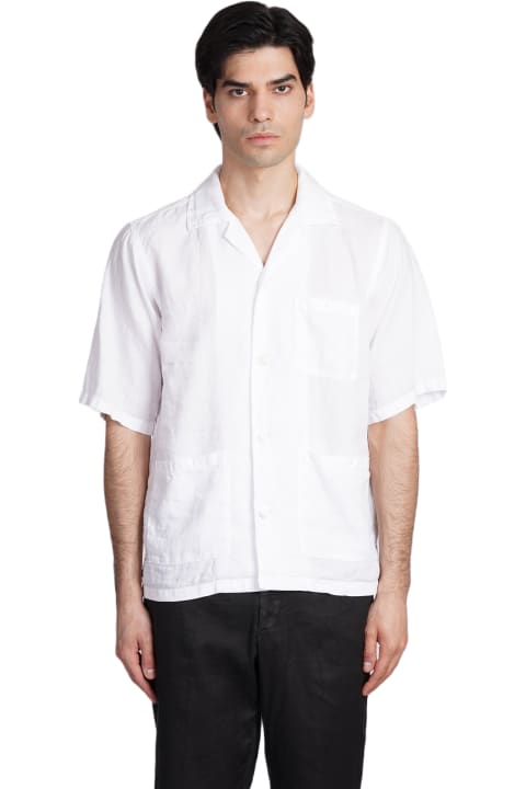 Aspesi Shirts for Men Aspesi Camicia Ago Shirt In White Linen