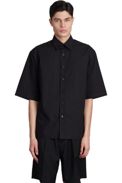 costumein Clothing for Men costumein Stefano Shirt In Black Cotton