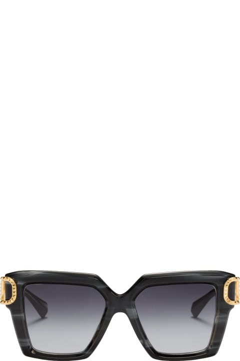 Valentino Eyewear Eyewear for Women Valentino Eyewear Uno - Black Swirl / Gold Sunglasses