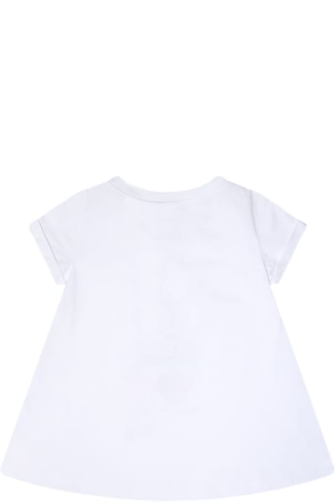 Monnalisa T-Shirts & Polo Shirts for Girls Monnalisa White Cotton T-shirt