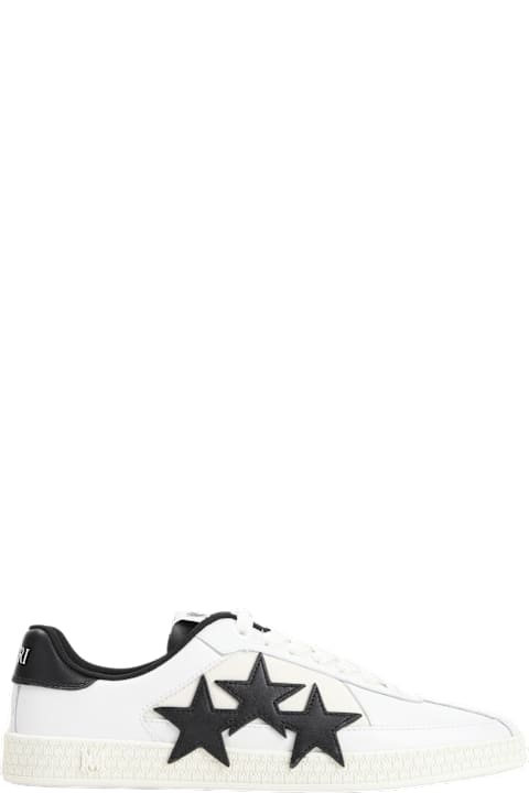 スニーカー AMIRI SS25 PACIFIC (AMFOSR1090 VARSITY RE) AMIRI Pacific Stars White Black Men's - AMFOSR1090-001 - US