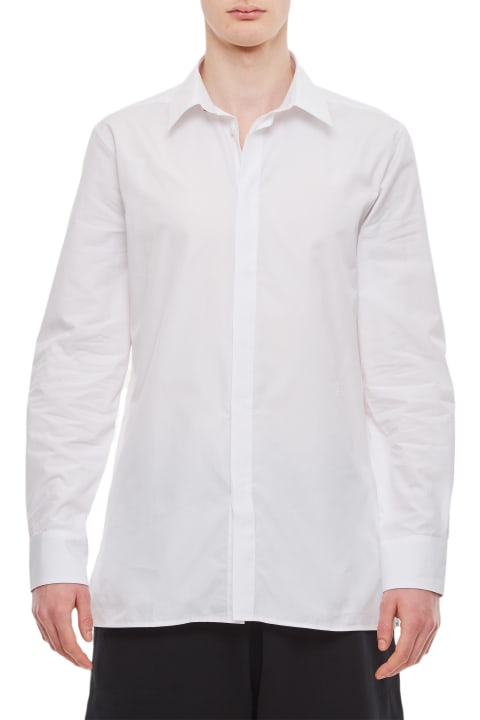 Givenchy Clothing for Men Givenchy 4g Embroidered Poplin Shirt