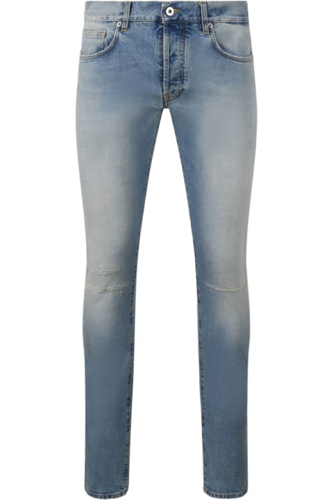 Bleached Mended Bay Jeans