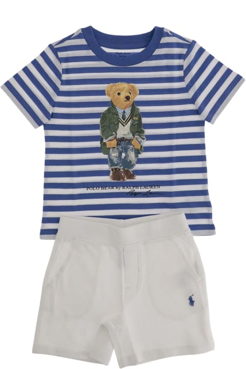 ベビーボーイズ Polo Ralph Laurenのボディスーツ＆セットアップ Polo Ralph Lauren Two-piece Cotton Outfit Set