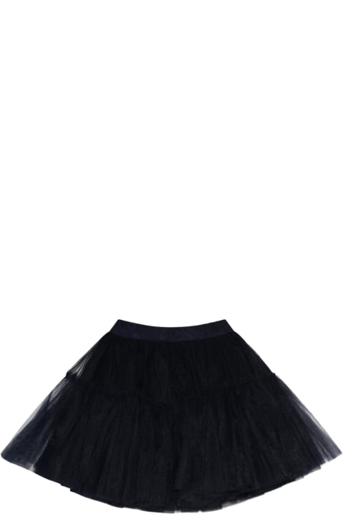 Bottoms for Girls Monnalisa Deep Blue Mini Tulle Skirt