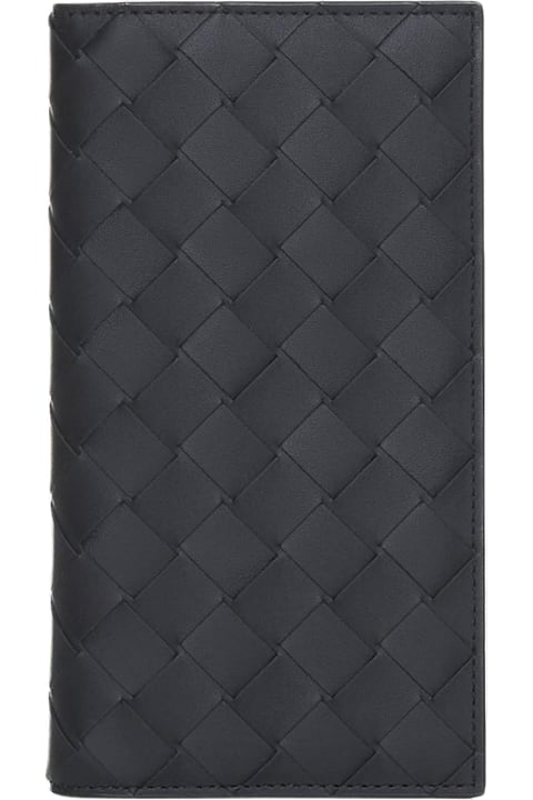 メンズ Bottega Venetaのアクセサリー Bottega Veneta Intrecciato Leather Long Wallet