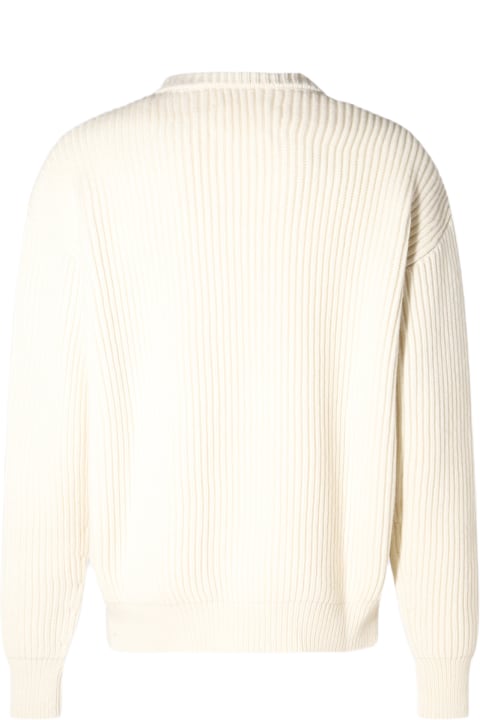 Jil Sander Sweaters for Women Jil Sander White Cotton Knitwear