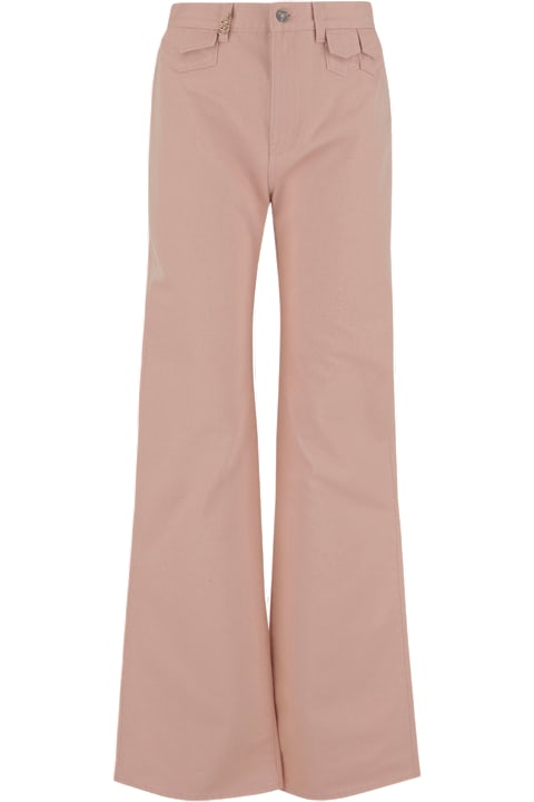 Clothing Sale for Women Chloé High Waist Cotton Flare Jeans