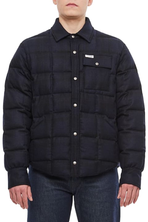 Fay Shirts for Men Fay Quilted Overshirt Jacket