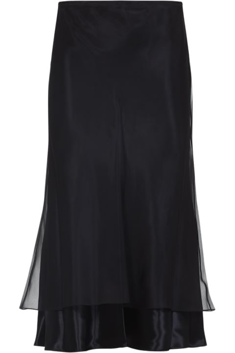 Khaite تنورات لـ السيدات Khaite Monina Midi Skirt