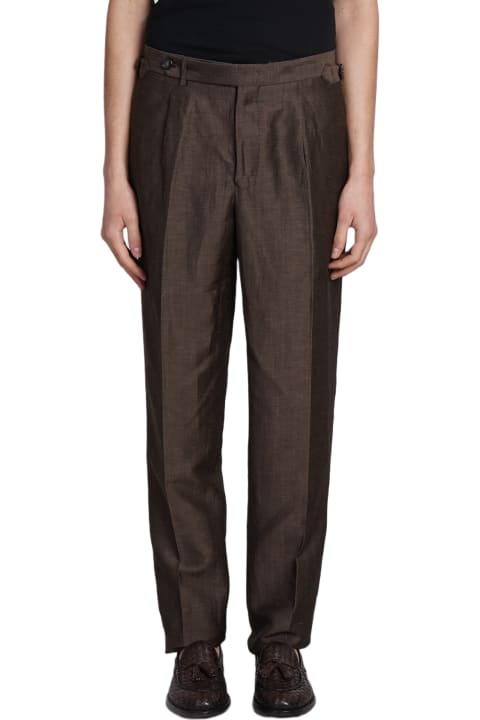 Emporio Armani for Men Emporio Armani Pants In Brown Wool