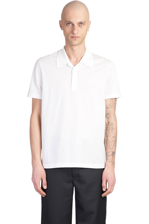 Courrèges for Men Courrèges Polo In Beige Cotton