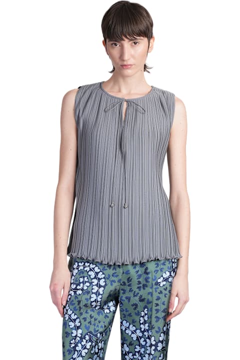 Lanvin for Women Lanvin Topwear In Grey Polyester