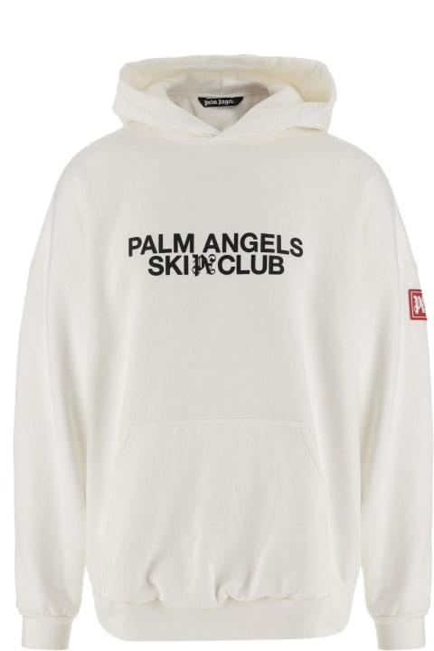Palm Angels Fleeces & Tracksuits for Men Palm Angels Cotton Sweatshirt With Logo