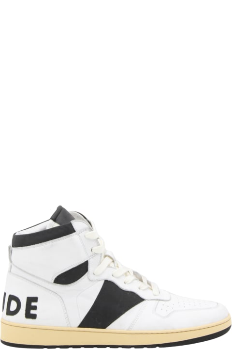 Rhude Sneakers for Men Rhude White Leather Rhecess Sneakers